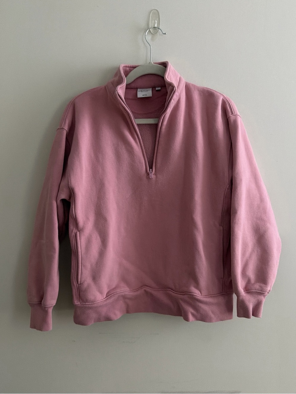 Aritzia Cozy Sweatfleece Pullover in Dusty Rose
